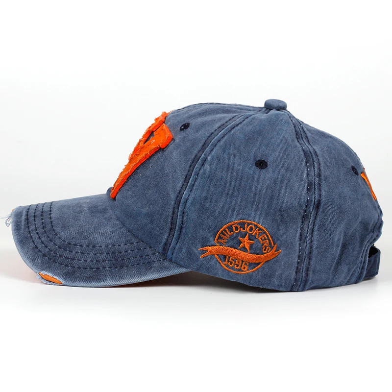 new cotton letter W Baseball Cap retro outdoor sports caps women bone gorras curved fitted washed vintage dad hats for men