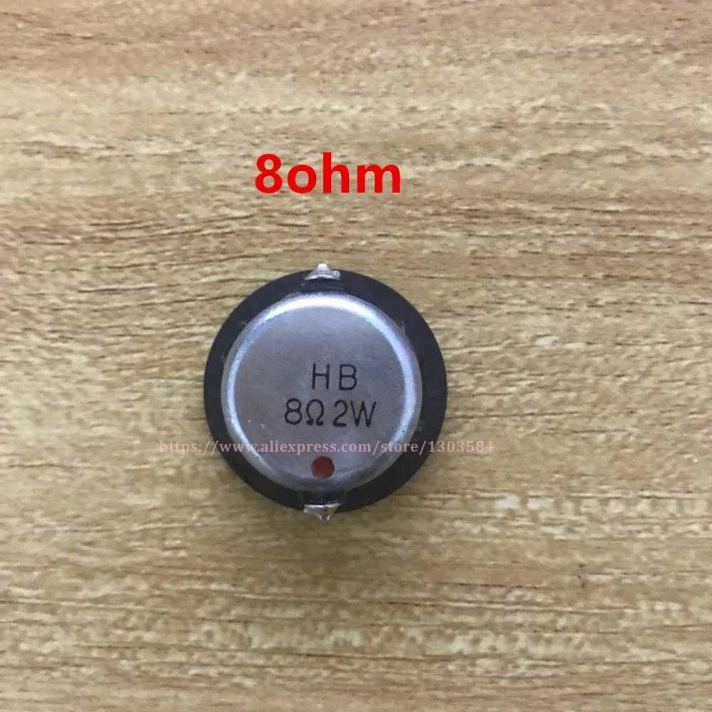 2 Вт 4 Ом или 8 Ом 28 мм полночастотный динамик для круглого ультра-тонкого Bluetooth DIY мини-динамика 8 Ом