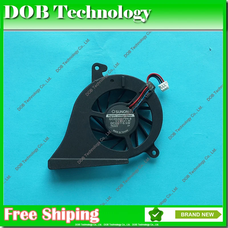 

New Laptop CPU Fan For Samsung X05 X10 X15 X30 M40 M50 By SUNON GC054007VH-8 V1.M.B403 Y0315 3 Pin Connector Cooler fan