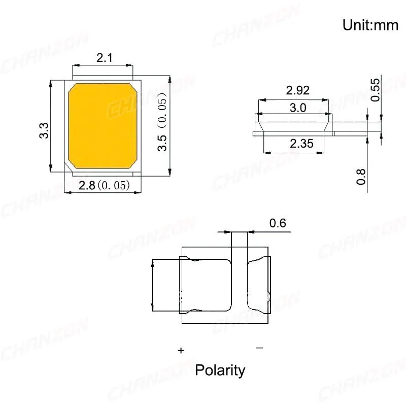Светодиодный красный светильник SMD 2835 30 мА 0 1 Вт 100 шт.|light emitting diode|emitting diode2835 led chip |