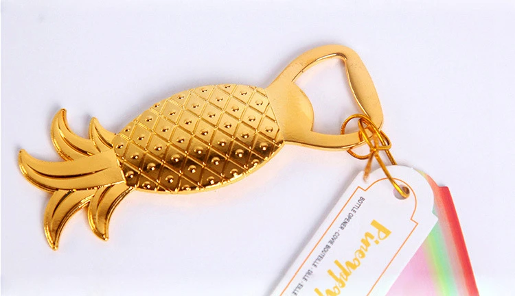 Fast Delivery New Arrival High Quality Party Favors Gold Pineapple Bottle Opener Wedding Favor Beers Openers Wholesale | Дом и сад