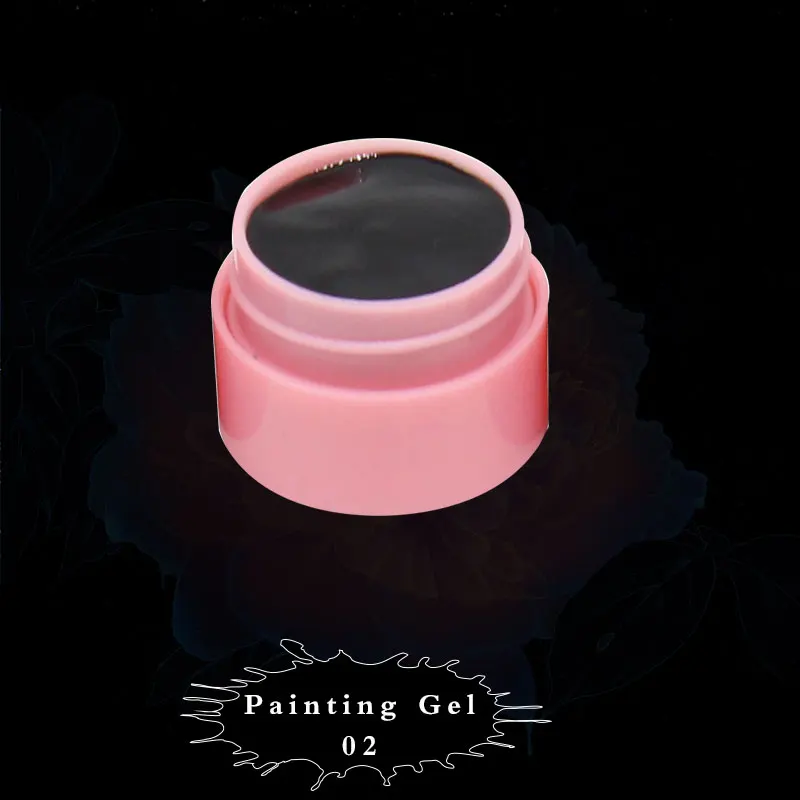 Painting Gel 02 Роскошный палец 1 шт. краска гель для ногтей УФ-цветной нарисованной линии 2.5D резные моделирование скульптура ногти "сделай сам" краска красота женщина макияж - Цвет: Painting Gel 02