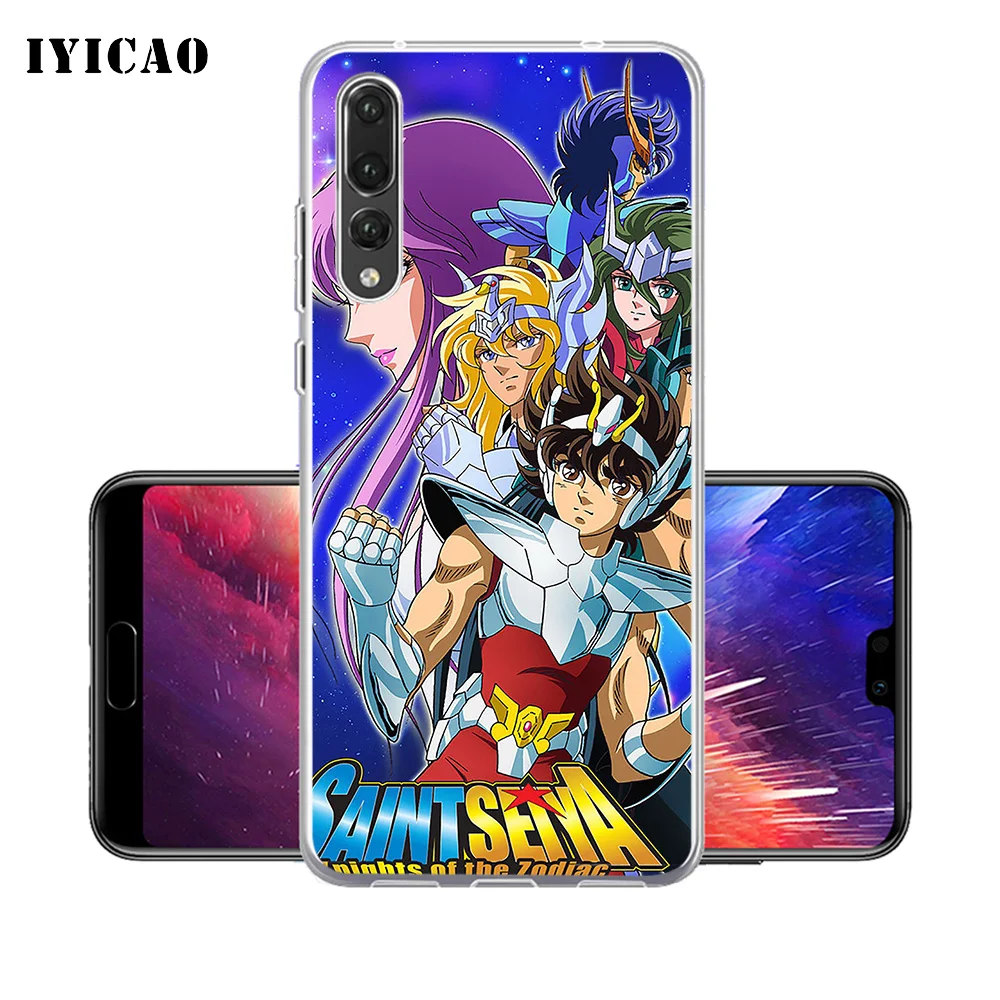 IYICAO мультяшный Мягкий силиконовый чехол для телефона Saint Seiya Huawei P30 P20 Pro P10 P9 P8 Lite P