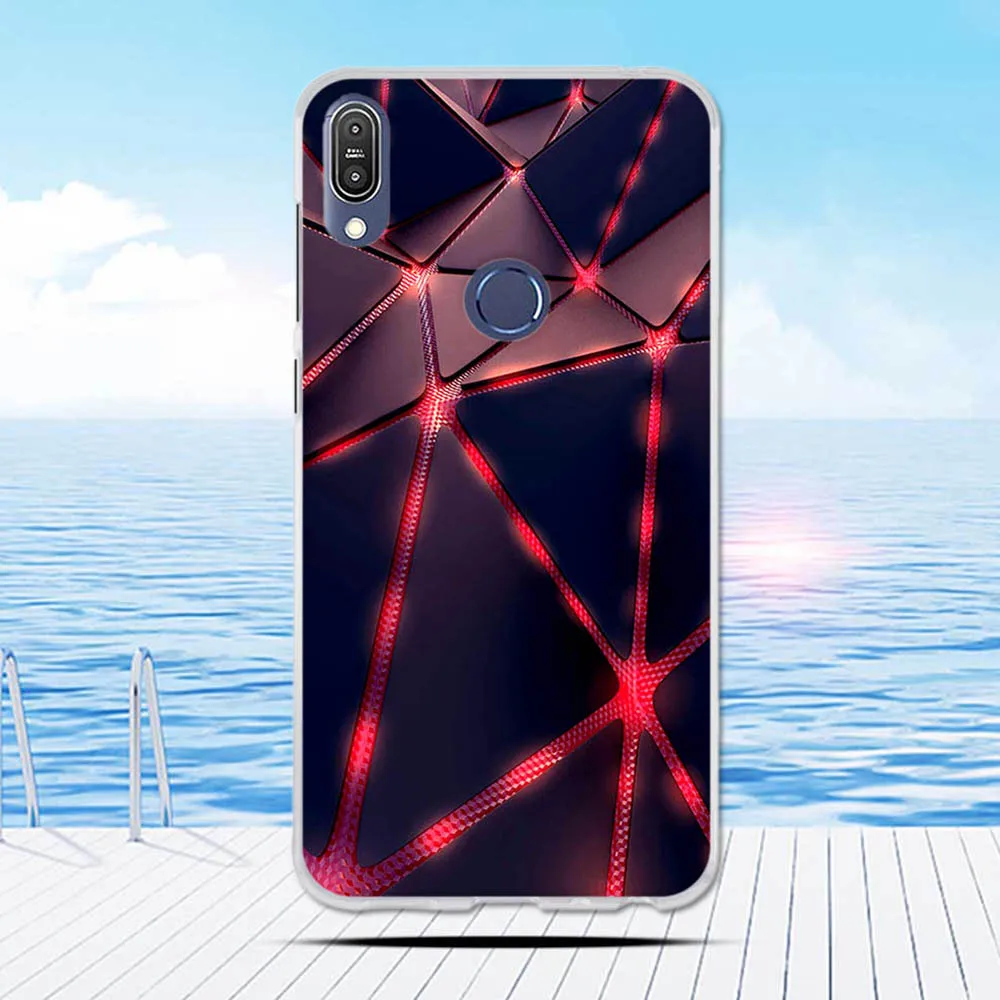 For ASUS Zenfone Max Pro M1 ZB601KL Case Print Cat Soft Silicone for Cover Funda | Мобильные телефоны и аксессуары