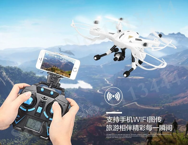 Дрон с камерой HD JJRC H26W Квадрокоптер wifi FPV Дрон радиоуправляемые игрушки Helicoptero de control e remoto a RC вертолет