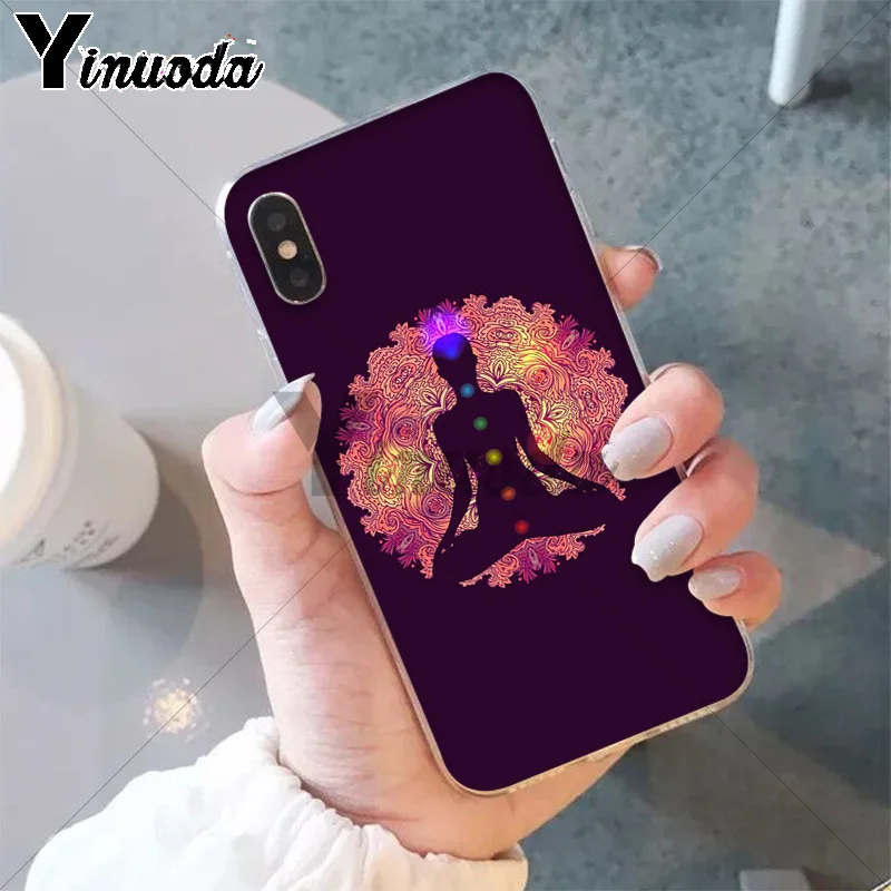 11pro MAX Chakra Yoga Coque чехол для телефона Apple iPhone 8 7 6 6S Plus X XS 5 5S SE XR | Мобильные телефоны и