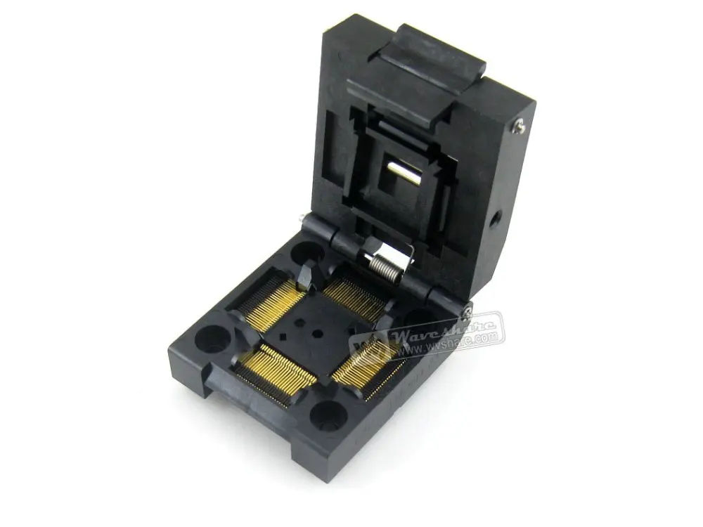 Запчасти QFP100 TQFP100 ic51 1004 809 Yamaichi IC Тесты burn в гнездо адаптер 0.5 мм шаг|pitch|pitch adapter |