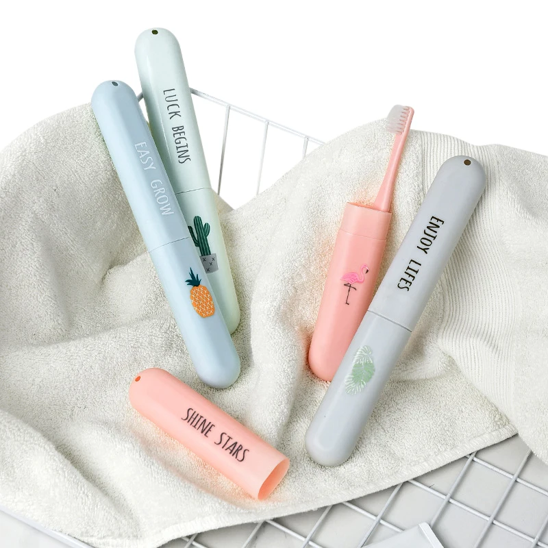 XZJJA Portable Travel Toothbrush Box Bathroom Organizer Dust-proof Tooth Brush Protect Container Accessories | Дом и сад