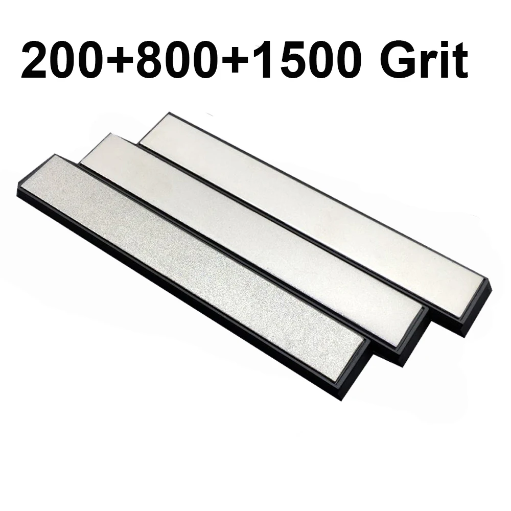 3 pcs whetstone 80-3000Grit точилка для ножей Система заточки алмазного точильного камня шлифовальный камень для Точилки Apex - Цвет: 3 pcs whetstone