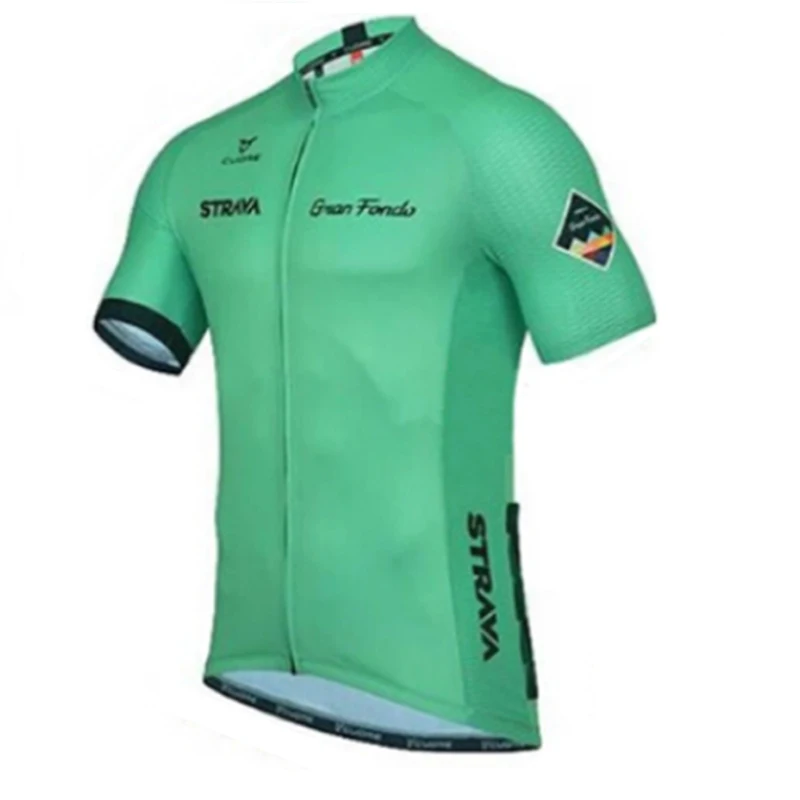 2020 Strava Pro Велоспорт Джерси Топы лето гоночный велосипед Одежда Майо Ropa Ciclismo Uniformes