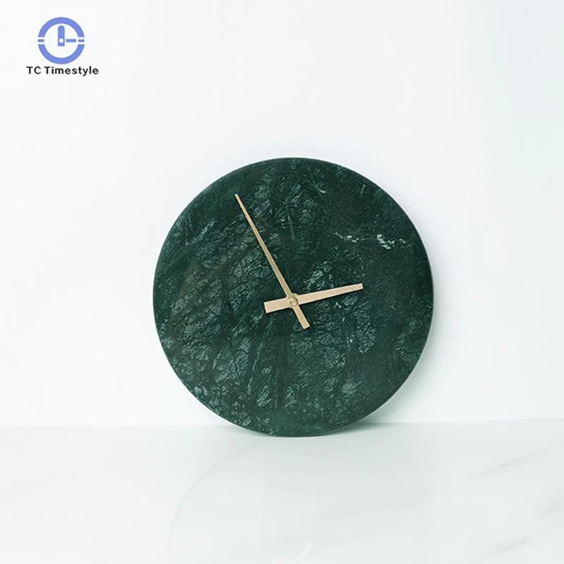 Nordic Marble Wall Clock Modern Minimalist Bedroom Art Clocks Personality Creative Living Room Fashion Watch | Дом и сад