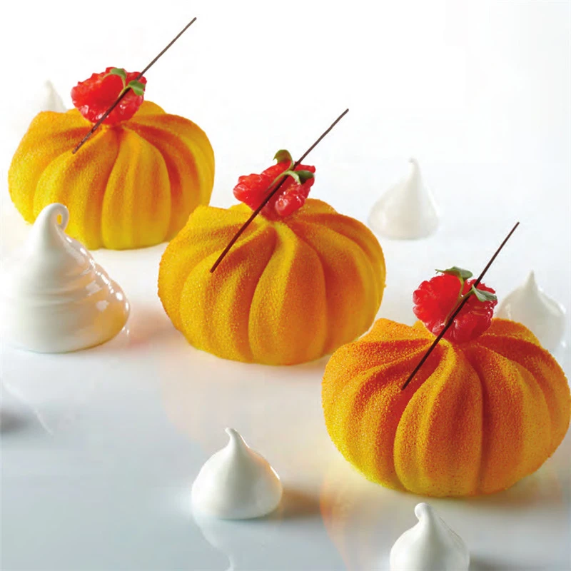 Черные 12 полости циклонные фигурные силиконовые формы для выпечки в западном