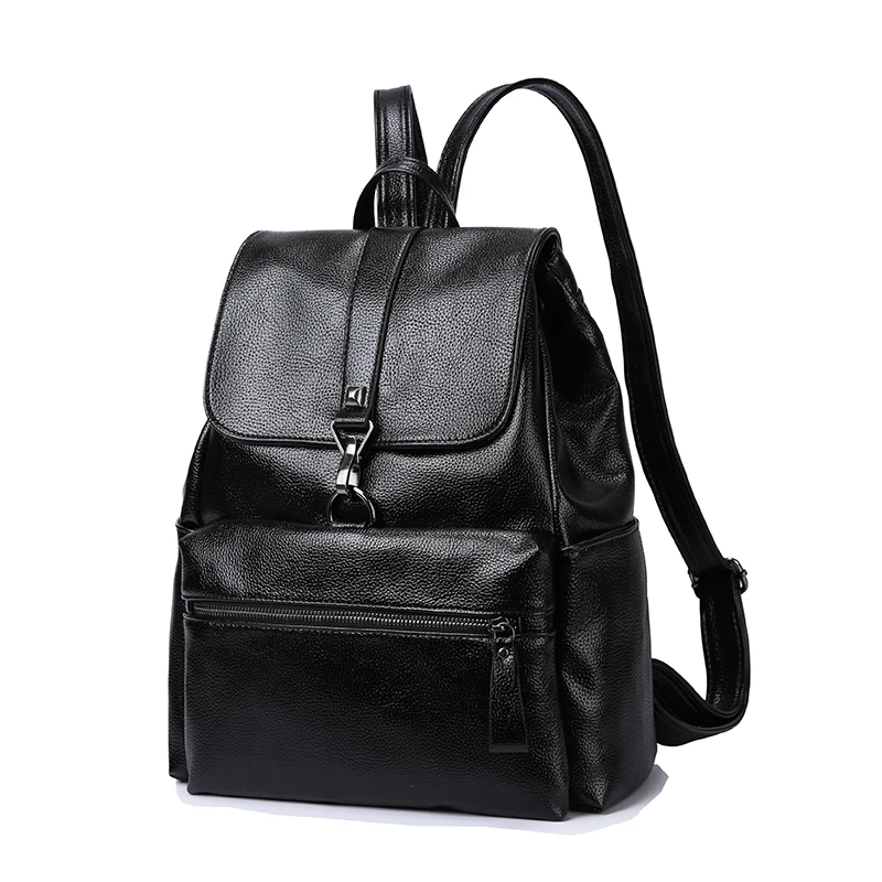 MEI NAI LI Famous brand Women Backpack High Quality PU Leather Mochila Escolar School Bags For Teenagers Girls Travel Backpacks | Багаж и