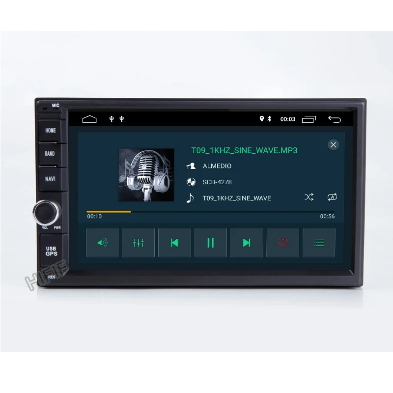 2 Din Восьмиядерный Android 10 автомобильный радиоприемник GPS навигация телефон 4 ГБ ОЗУ