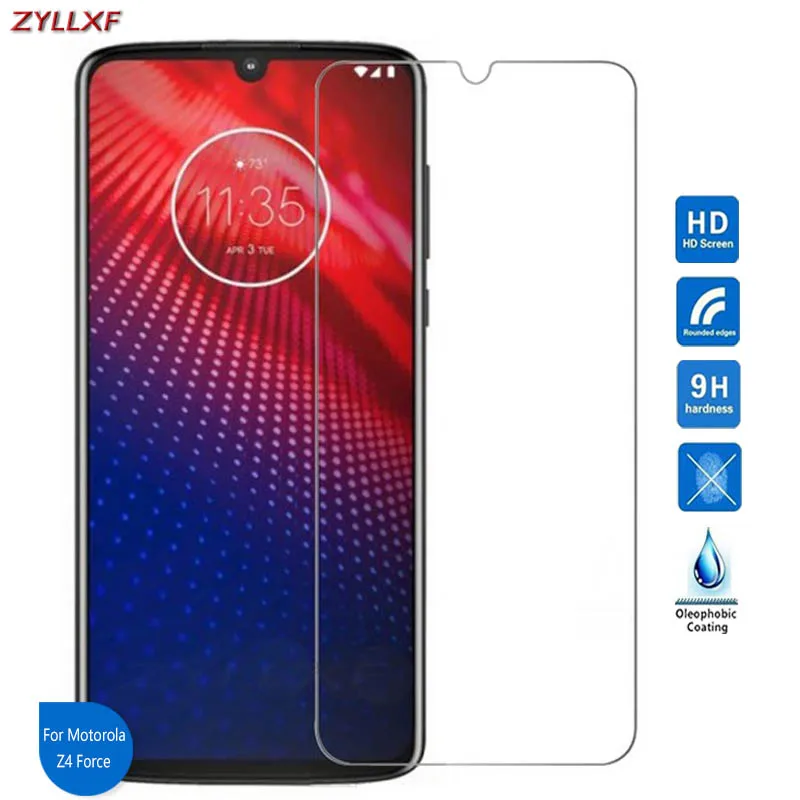 Защитная пленка для экрана из закаленного стекла Motorola Moto Z4 Force 9H 2.5D 6 4 дюйма
