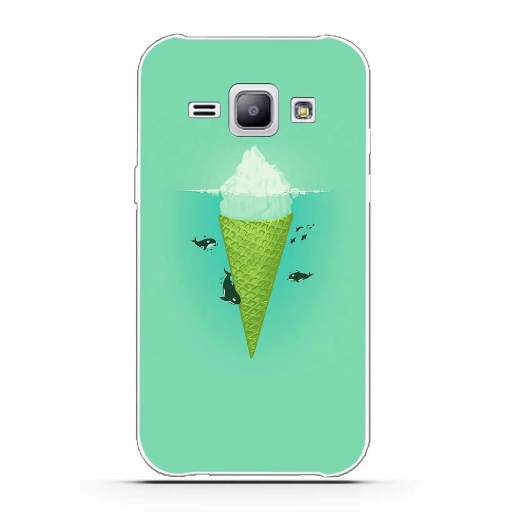 Чехол для samsung Galaxy J1 2015 чехол с 3D принтом Мягкий ТПУ силиконовый на заднюю панель