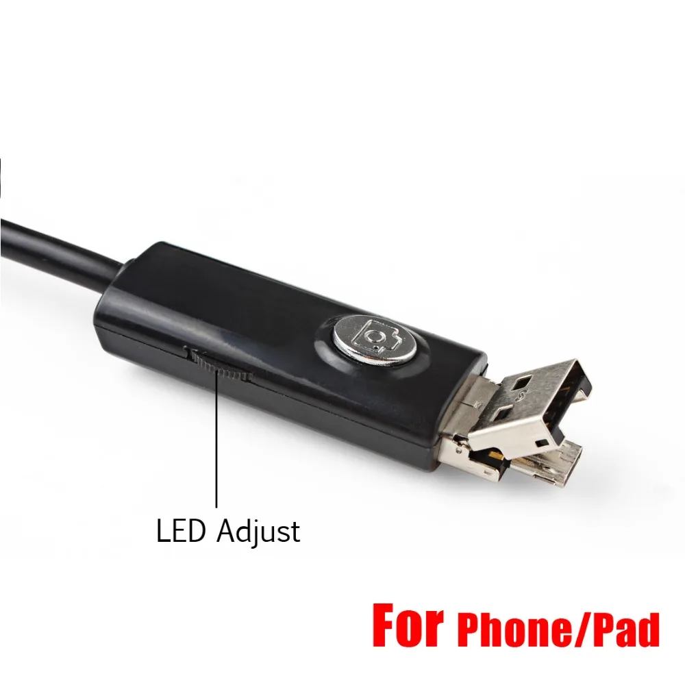 5 м 2in1 USB эндоскопа Android Камера Мини 5.5 мм объектив IP67 Водонепроницаемый Главная