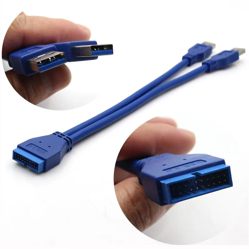 Кабель-адаптер с разъемом USB 3 0 A папа-папа 20 Pin | Компьютеры и офис