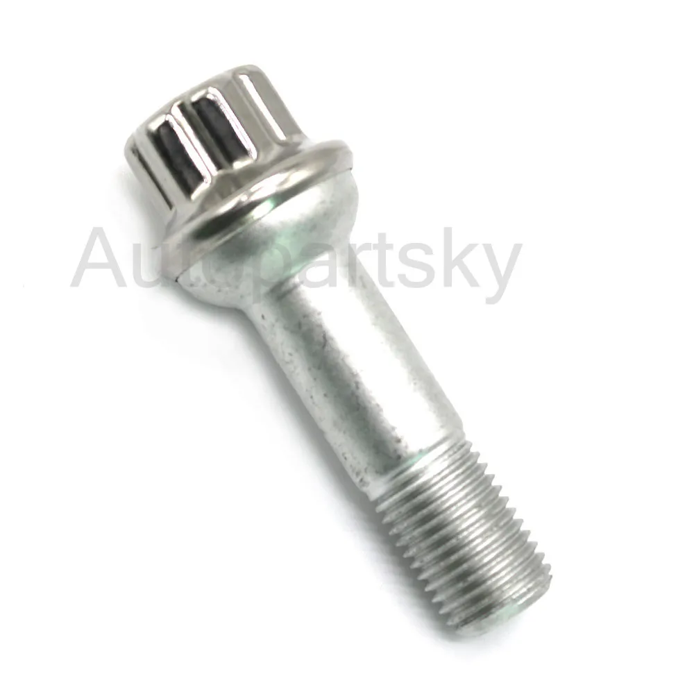 Для хром Mercedes Benz Колесные гайки 0009904807 0009905407 для Mercedes W203 W124 ML550 S500 GLK350 S550 CL500 W168 R170