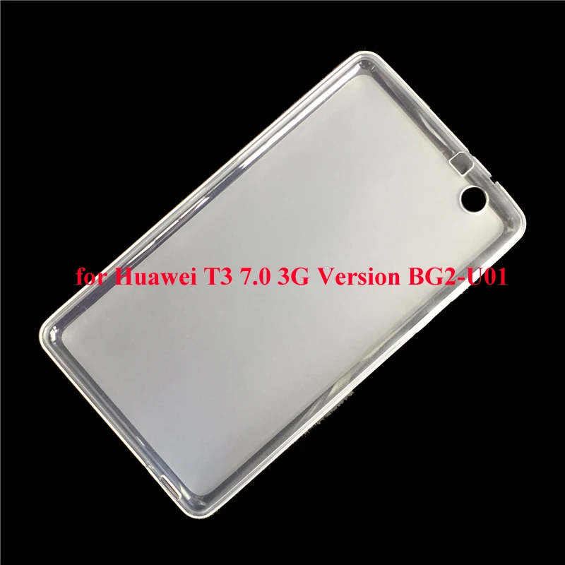 TPU Тонкий магнитный складной чехол для huawei MediaPad T3 7,0 BG2-U01 Funda чехол для huawei MediaPad T3 7 3g версия Чехол+ пленка+ ручка - Цвет: TPU