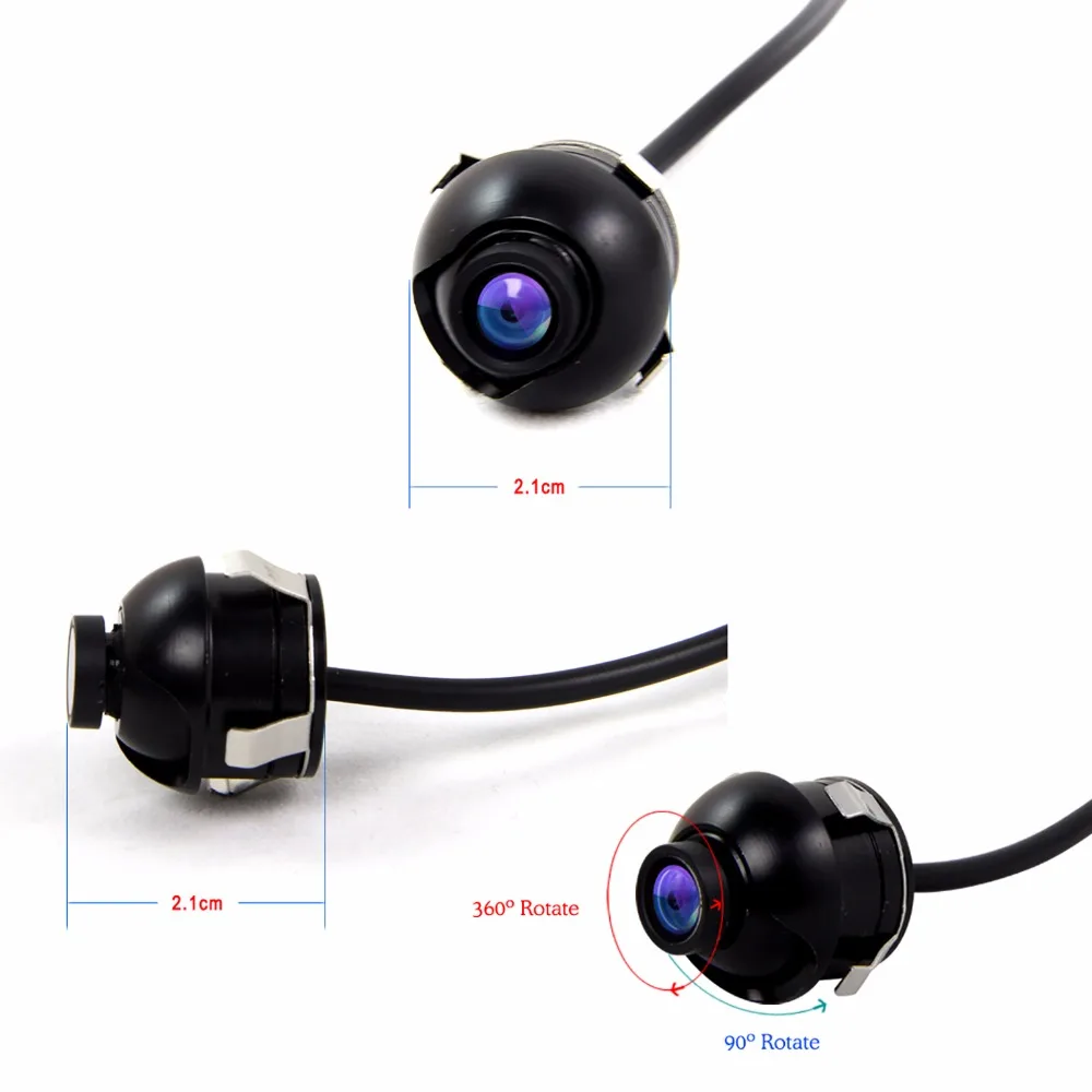 Buyee Vehicle HD Auto Rear View Camera 360 degree Angle Revolving Waterproof Car Reverse Backup CCD for Parking monitor | Автомобили и