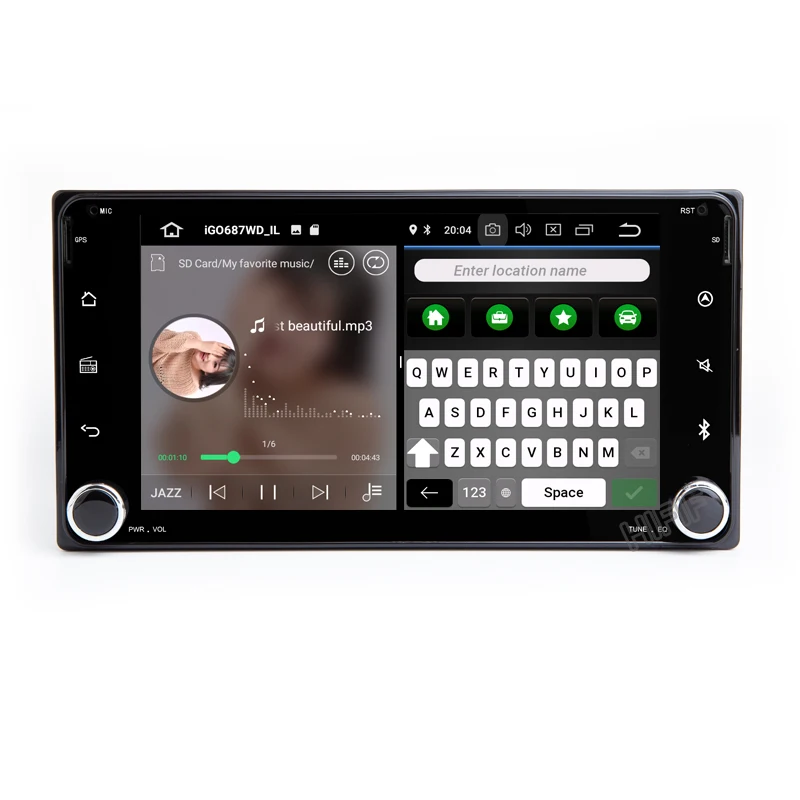 Автомобильный мультимедийный плеер 2 din с радио Android 10 для Toyota Camry/Vios/Corolla/wish/Altis/4500