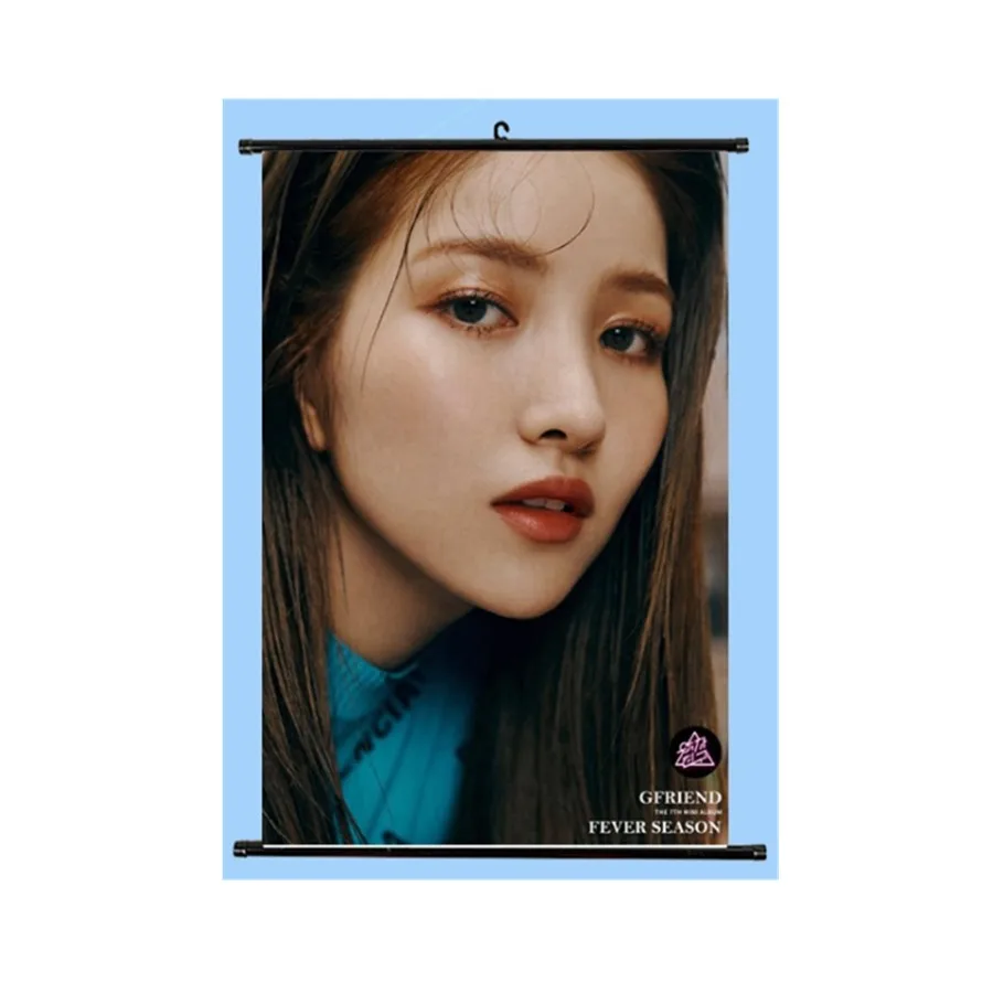9 Kpop Gfriend членов повесить плакат вы Rin грех B мини прокрутки фотоальбом мкм J Ын ха дома любители украшения подарок - Цвет: 9