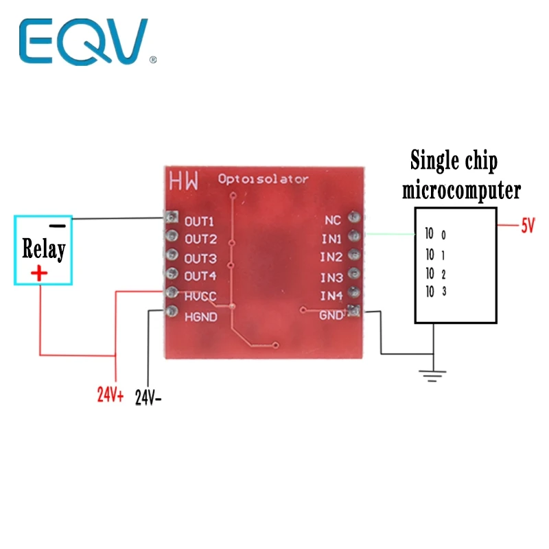 TLP281 4 канальный опто изолятор IC модуль для Arduino Расширительная плата высокий и