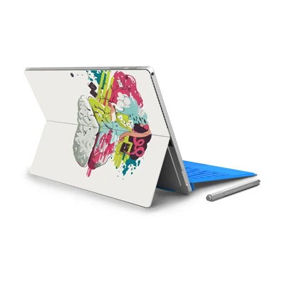 Цветные обложки для ноутбука для microsoft Surface Pro 4 Pro 5, задняя крышка, защита от пыли, ПВХ наклейки для Surface Pro 6, оболочка для кожи - Цвет: Option 3