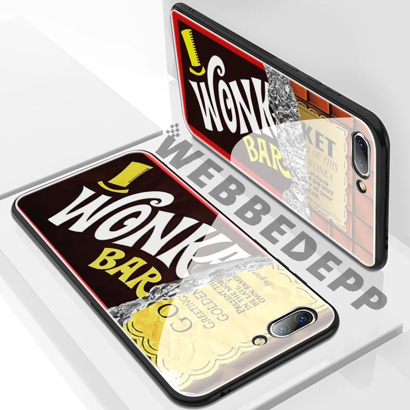 Чехол из закаленного стекла WEBBEDEPP Alpen с изображением шоколада wonka Bar для Huawei Mate 20 P20
