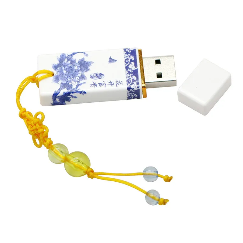 Дизайн фарфоровый пластиковый Usb флеш-накопитель керамический Подарочный флеш-накопитель 4 ГБ 8 ГБ 16 ГБ Флешка Usb флешка флеш-накопитель U диск для хранения