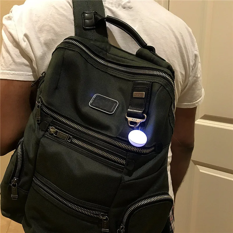 

LED Pet Dog Collar Pendant Clip-On Safety Leads Light Colorful Keychain Safety Glowing Pendant Pet Products Night Light