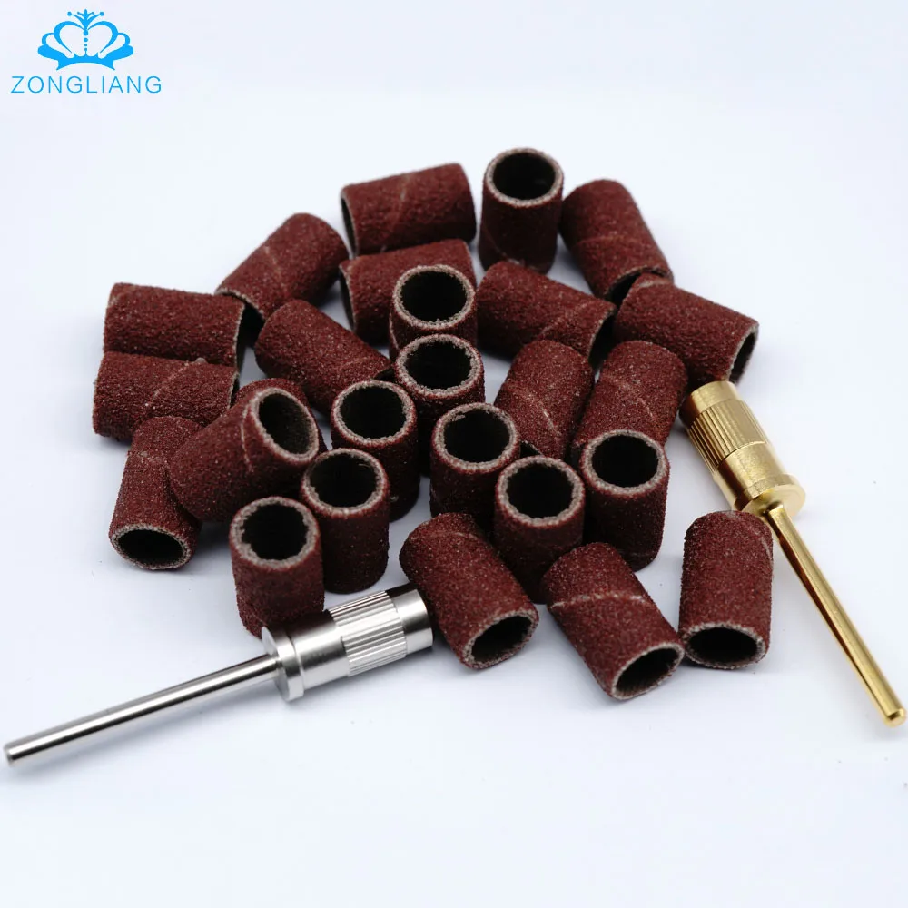 500 шт. фрезерные кольца для педикюра из нержавеющей стали|electric nail drill bits|nail bitsnail |