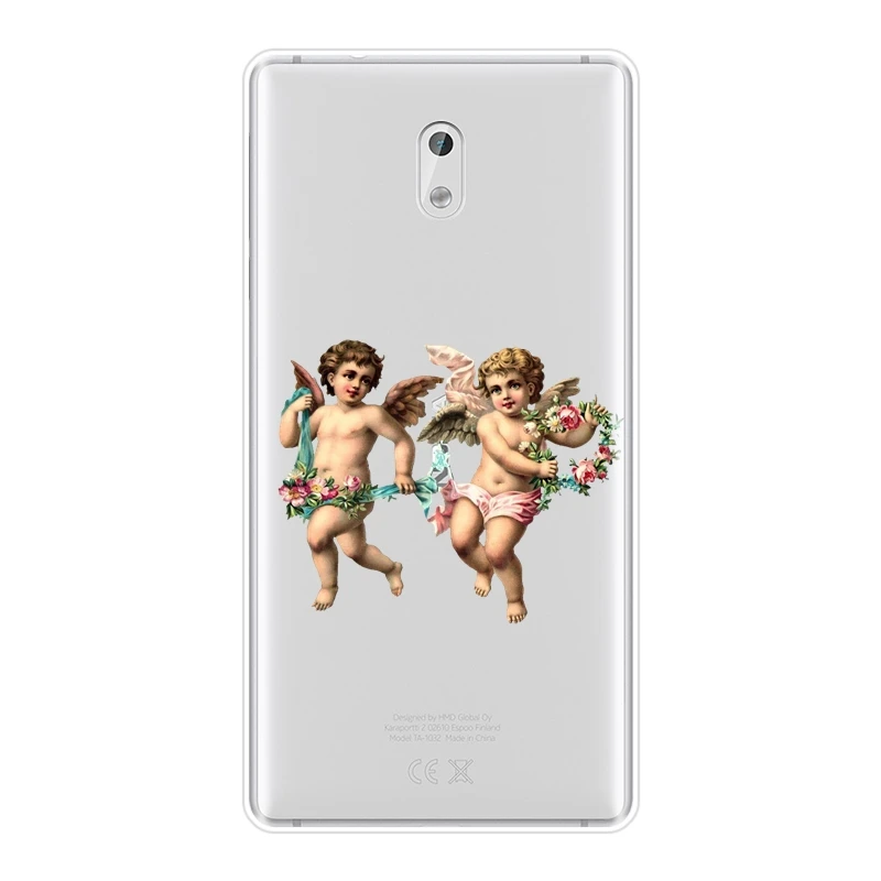 Чехол для телефона Nokia 7 Plus X6 мальчиков и девочек с изображением ангела красивый