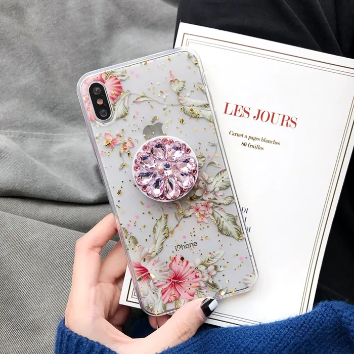 A1 Роскошный прозрачный блестящий чехол с бриллиантами для iphone X, XR, XS, 11 Pro, MAX, 7, 8 plus, 6 S, для samsung S10, S8, S9, Note - Цвет: A1