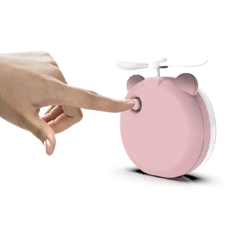 Портативный мини вентилятор мультяшная Свинья с USB зарядкой красивый