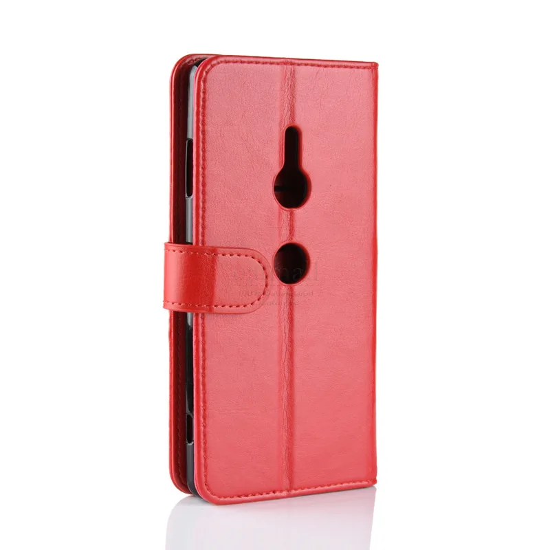 New Luxury Retro Leather Book Flip Folio Cover For Sony Xperia XZ3 Case Wallet Stand Card Slot Photo Holder Mobile Phone Bags | Мобильные