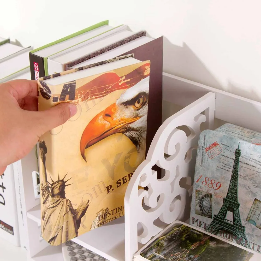 OTHERHOUSE деревянная полка книжная полка настольная стойка для хранения полки органайзер для макияжа разное держатель для книг органайзер для ванной комнаты