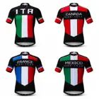 Джерси для велоспорта во Франции, футболки, топы, мужская летняя спортивная одежда с коротким рукавом для горных велосипедов, одежда для велоспорта, Джерси для велоспорта