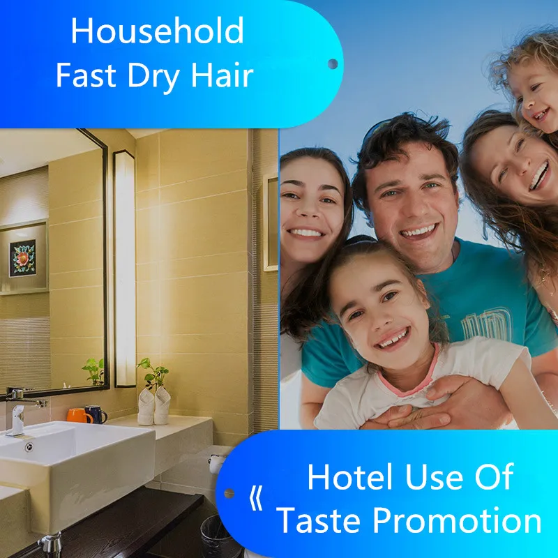 Настенный фен для волос Профессиональный Hotel бытовая воздуха Фен