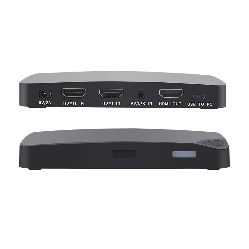 Захват для игр HDMI 2 входа и 4K видео захват на USB флэш накопитель/TF MicroSD|Компьютерные