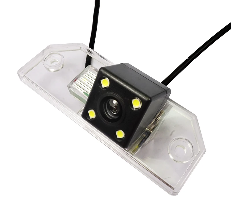 WT CCd with LED CCD HD Автомобильная камера заднего вида для Ford Focus Хэтчбек MK2 седан C-Max MK1 парковочная камера динамический трек cure line - Название цвета: WT CCd with LED