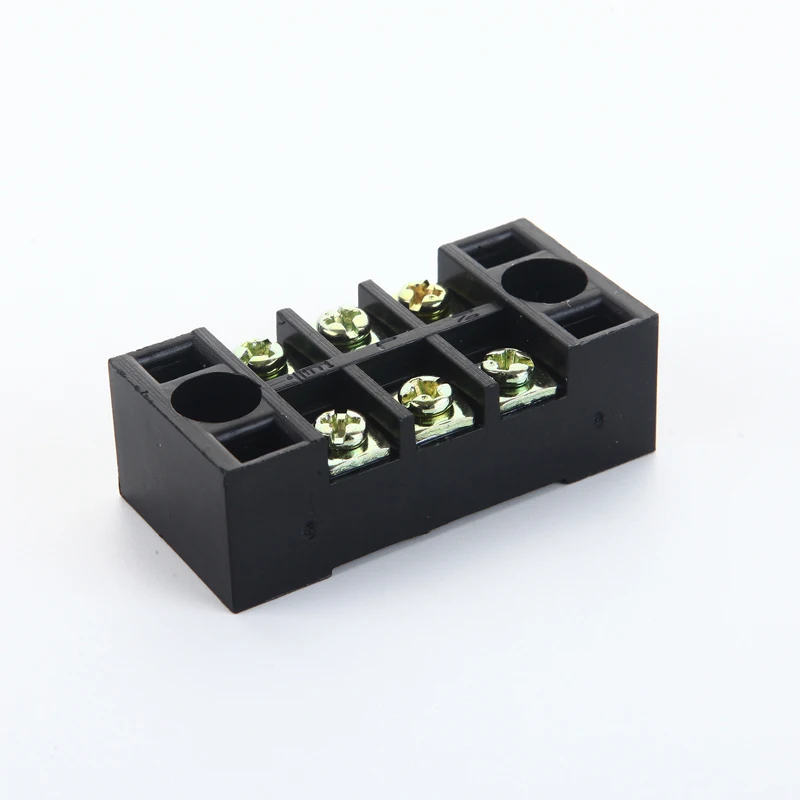 Пластиковый клеммный соединитель YM032 15A 600 в 3 P 3-контактный блок 6 винтов