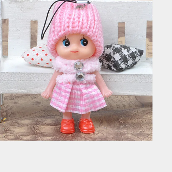 Милые Аксессуары для мобильных телефонов решетки клоун путать кукла телефон