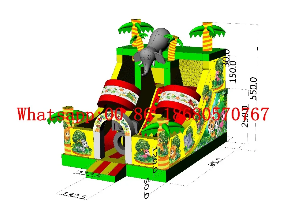 (China Guangzhou) Factory direct inflatable slide / castle trampoline pool YLY-013 | Спорт и развлечения