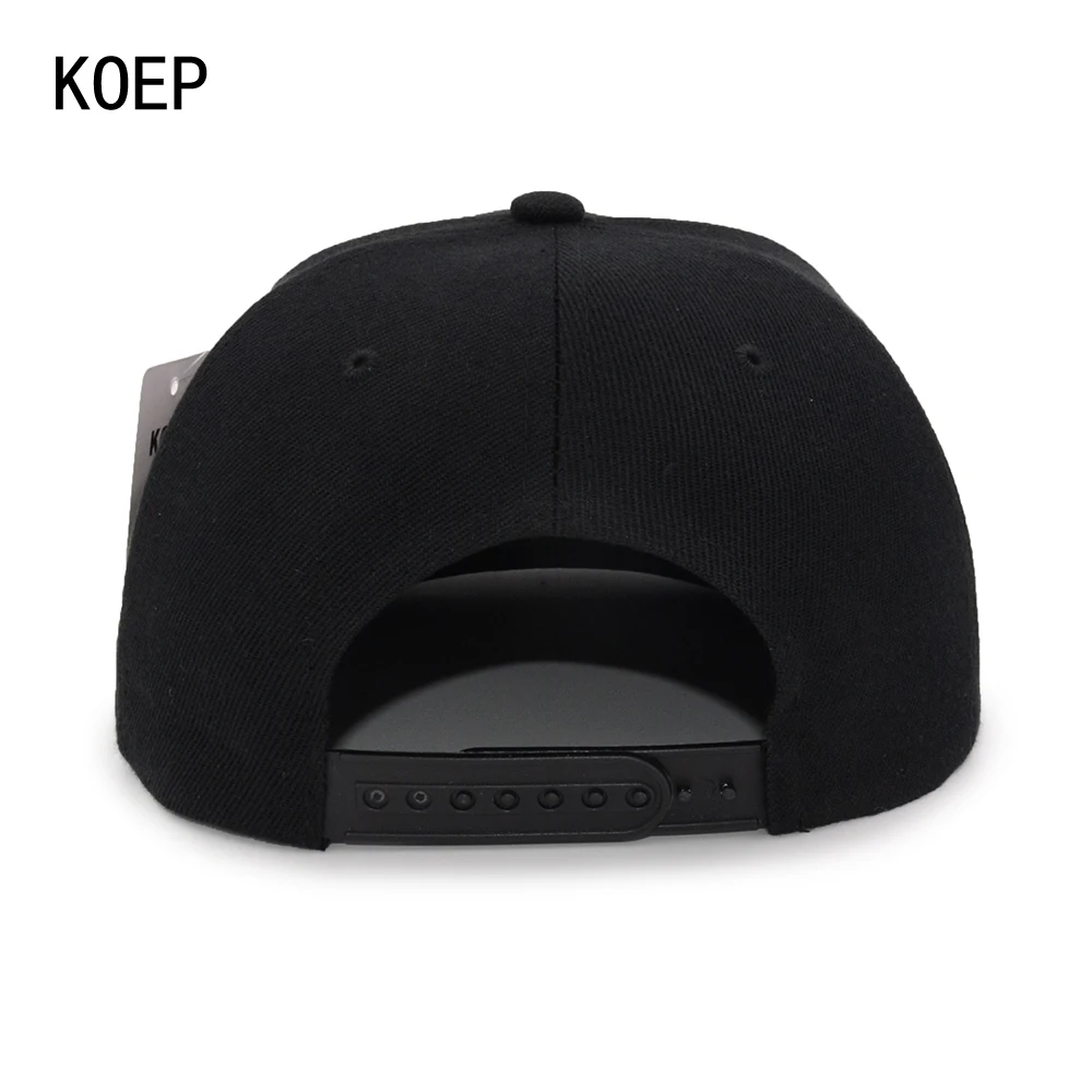 Koep Лидер продаж король королева черный Вышивка Snapback Hat Для мужчин женщин пара