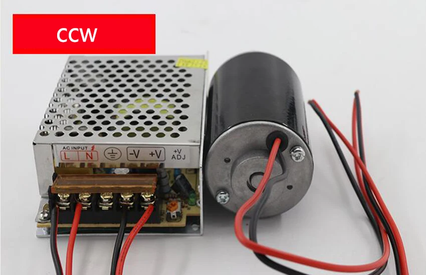 12V 3500RPM постоянный магнит DC мотор, 24V 7000 RPM высокоскоростной мотор, 30W Миниатюрный мотор, регулятор скорости постоянного тока