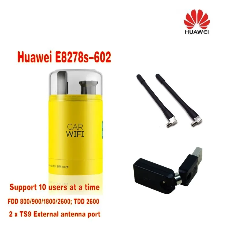 Huawei Wingle E8278s 602 Cat4 LTE USB WiFi точка доступа Модем разблокированный плюс 2 шт. антенны и