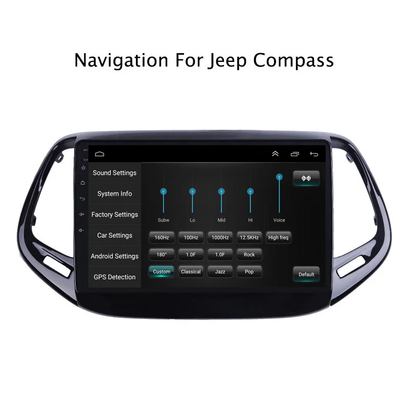 NAVITOPIA 9 дюймов 4G LTE WIFI головное устройство для Jeep Compass 2017 Android 6 0 2G + 32G автомобильный