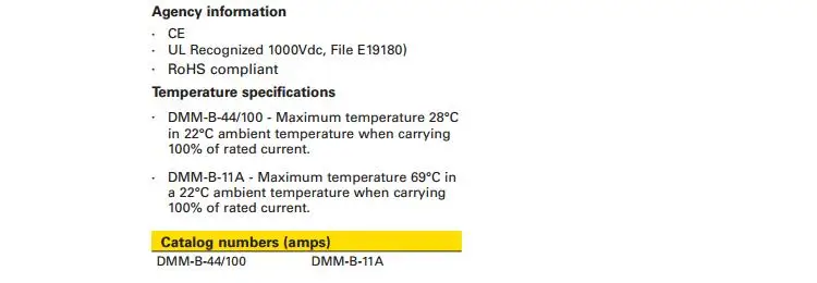 Мультиметр Fluke специальный предохранитель 10*38 мм BUSS DMM-11AR 1000V 11A